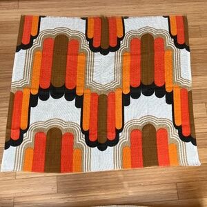 1970s Abstract Cotton Interiors/Curtain Fabric